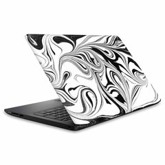 White Swirl Laptop Skin