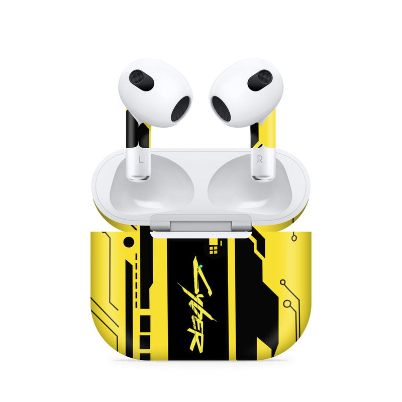 Airpods 4 Cyber Yellow Skin Main image