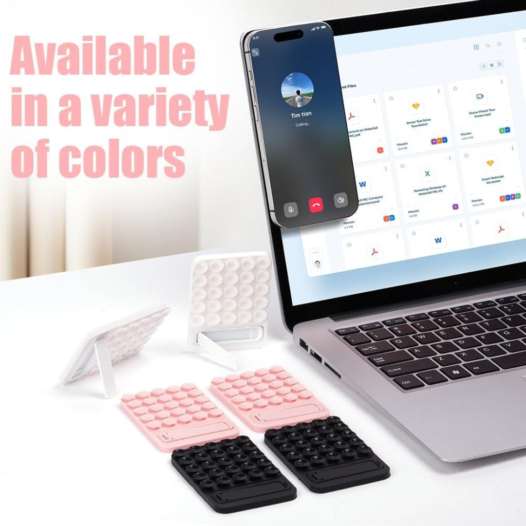 Phone Suction Pad, Non Slip Suction Cup - Phone Mount with Stand