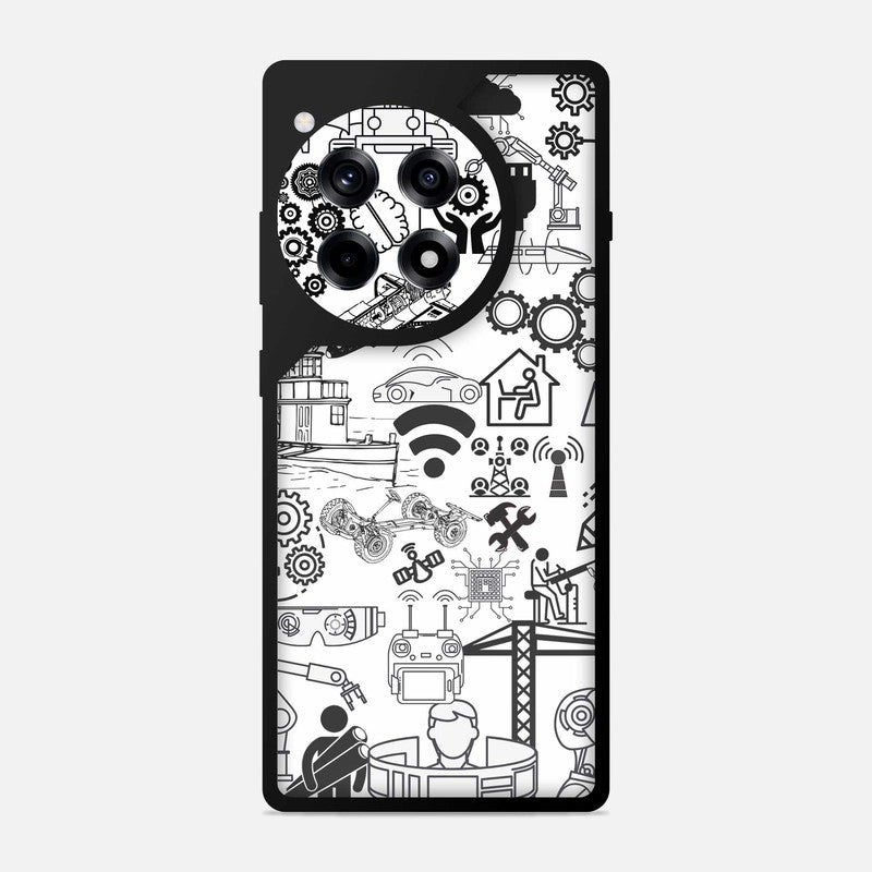 Engineer Abstract Bumper Mobile Cover - WrapCart