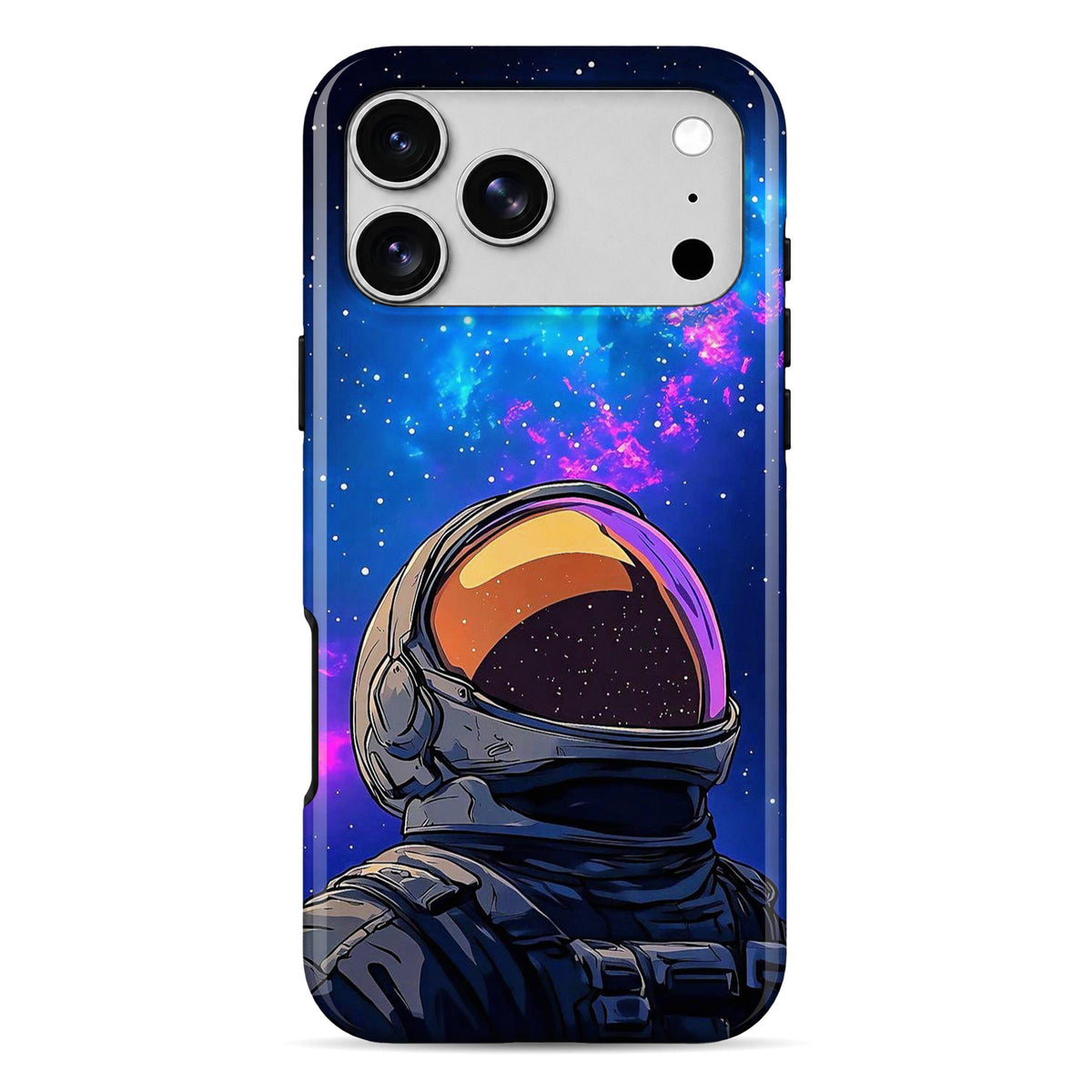 Astronaut Gazing | WrapCart Armor Double Layer Shockproof Glossy Phone Case Main image