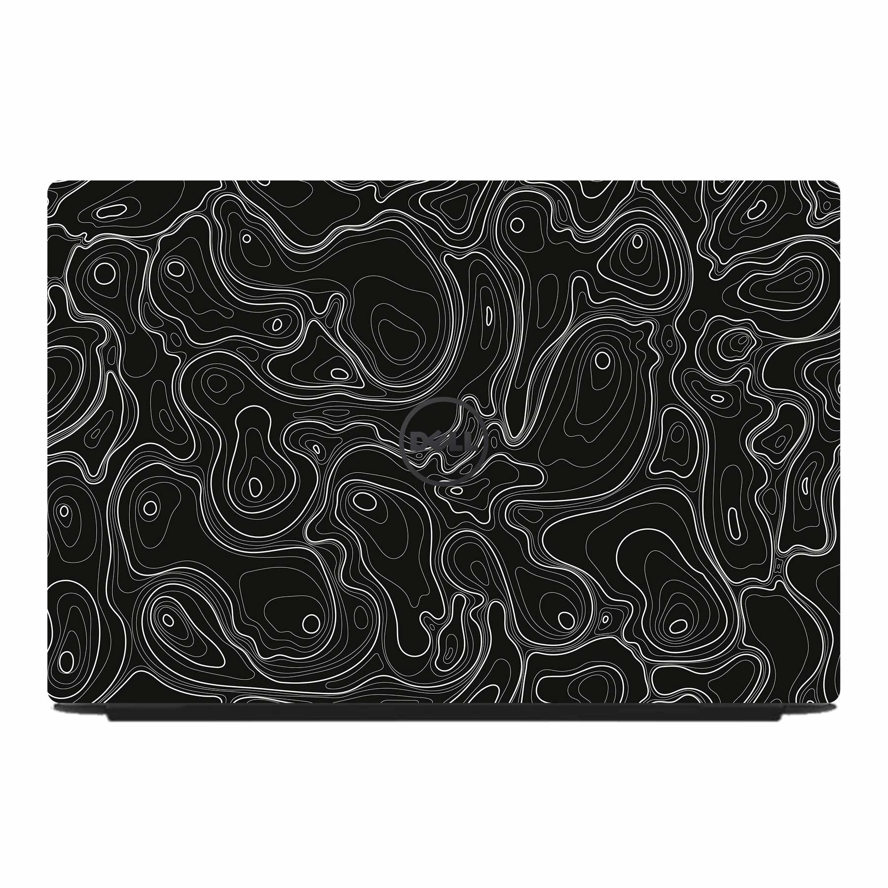 Dell Inspiron 3501 3520 Laptop Skins & Wraps - WrapCart | Colourful Topography Black Dell Inspiron 3501 3520 Laptop Skin Main image