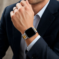 Apple Watch Stainless Steel Dual Gold - 42/44/45/49 MM