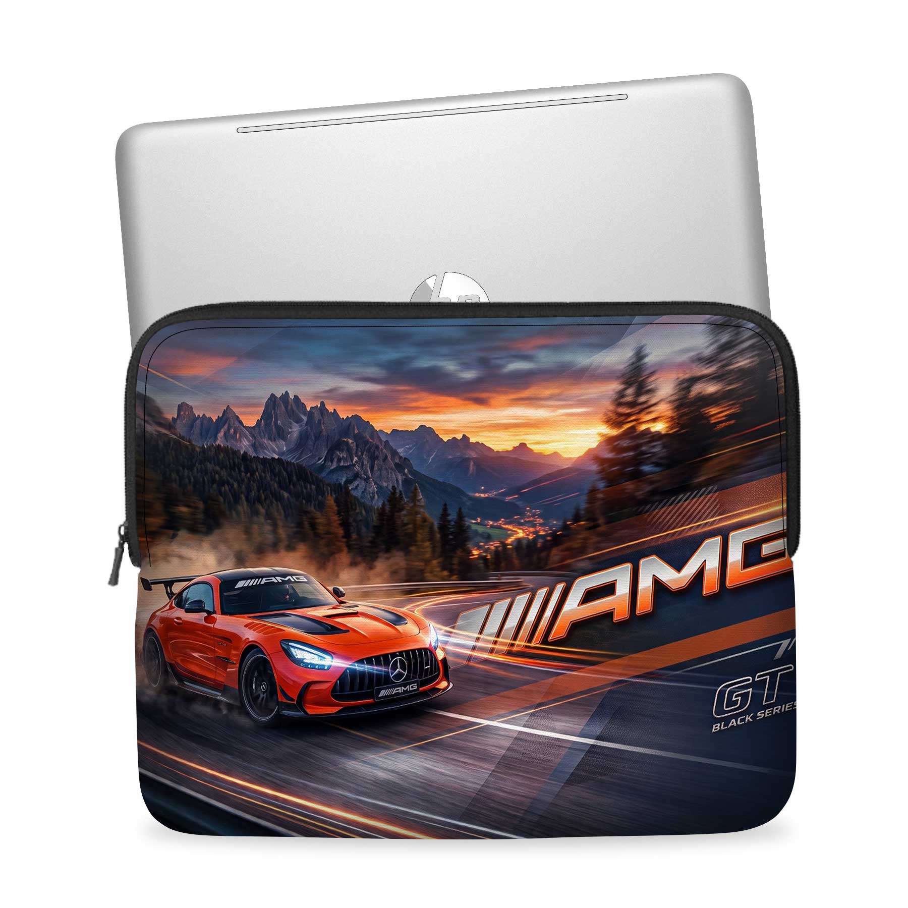 Orange Fury Laptop Sleeve Main image