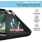 Smart Case for iPad - Tri-Fold Flip Folio Cover | Pencil Holder | Auto Wake-Up/Sleep Mode