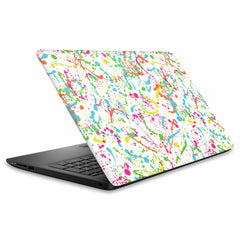 Color Splash White Laptop Skins