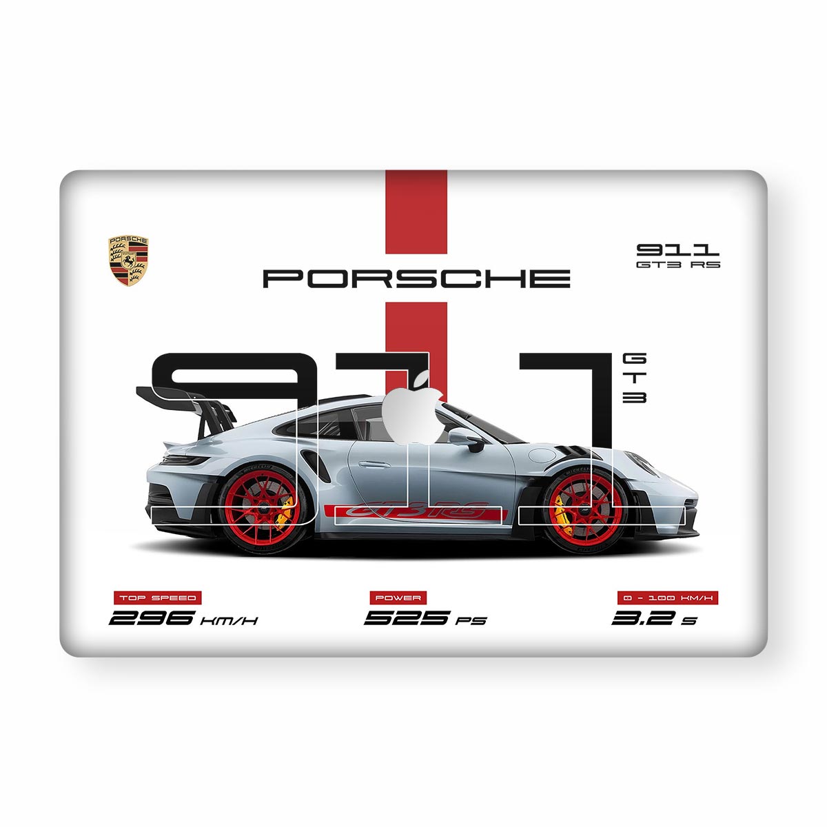911 Detailed Macbook Skin Main image
