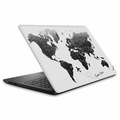 All Over The World Custom Name Laptop Skin