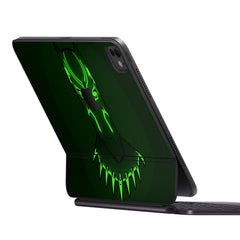 Black Panther Green Ed Magic Keyboard Skin