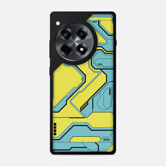Techy Cyber Yellow Mobile Bumper Cover