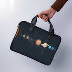 Space Lined Up Laptop Sleeve With Handle - WrapCart