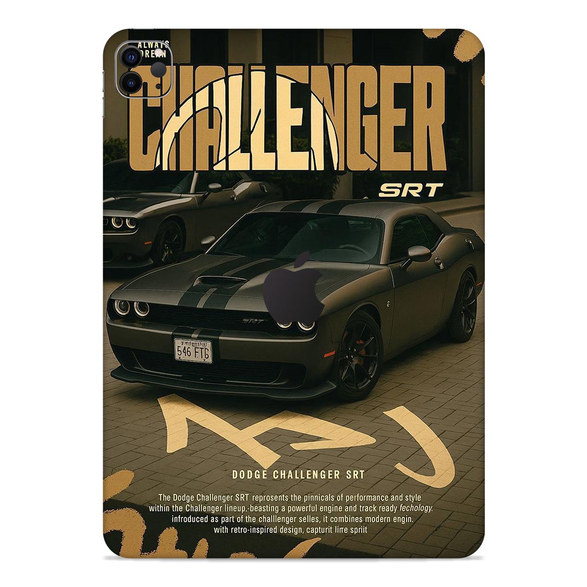 challenger-srt-iPad-11th-Gen-2025-skin