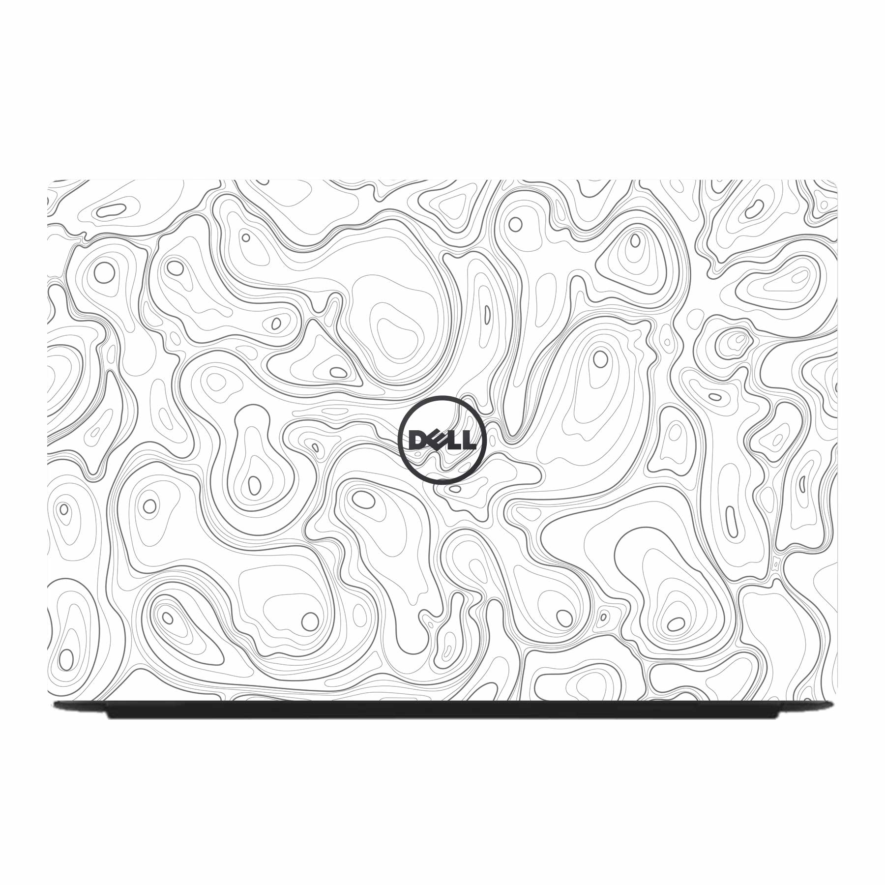 Dell Inspiron 3501 3520 Laptop Skins & Wraps - WrapCart | Colourful Topography White Dell Inspiron 3501 3520 Laptop Skin Main image