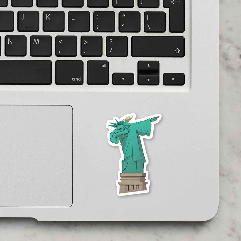 Dab Liberty Laptop Sticker