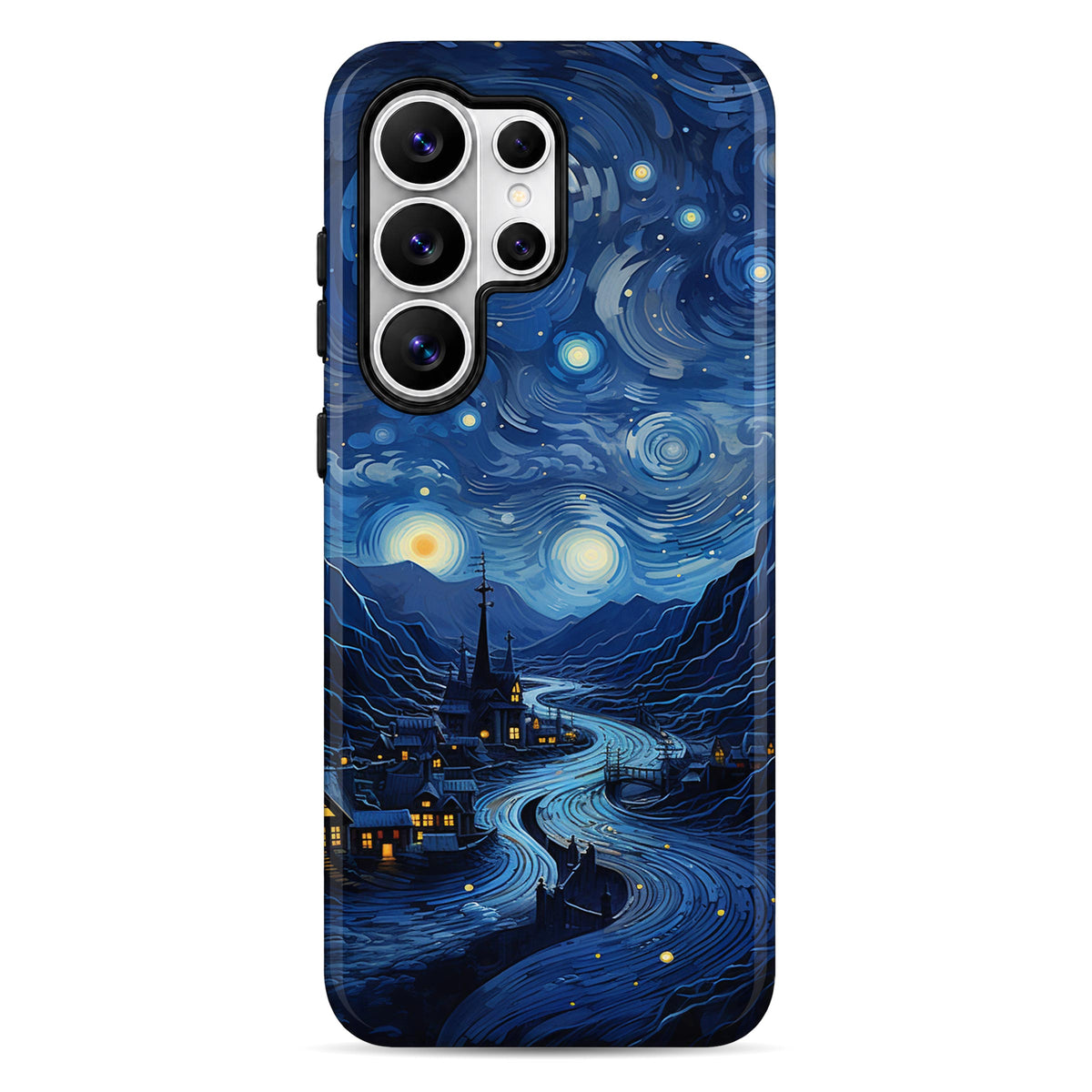 Artistic Night | WrapCart Armor Double Layer Shockproof Glossy Phone Case Main image