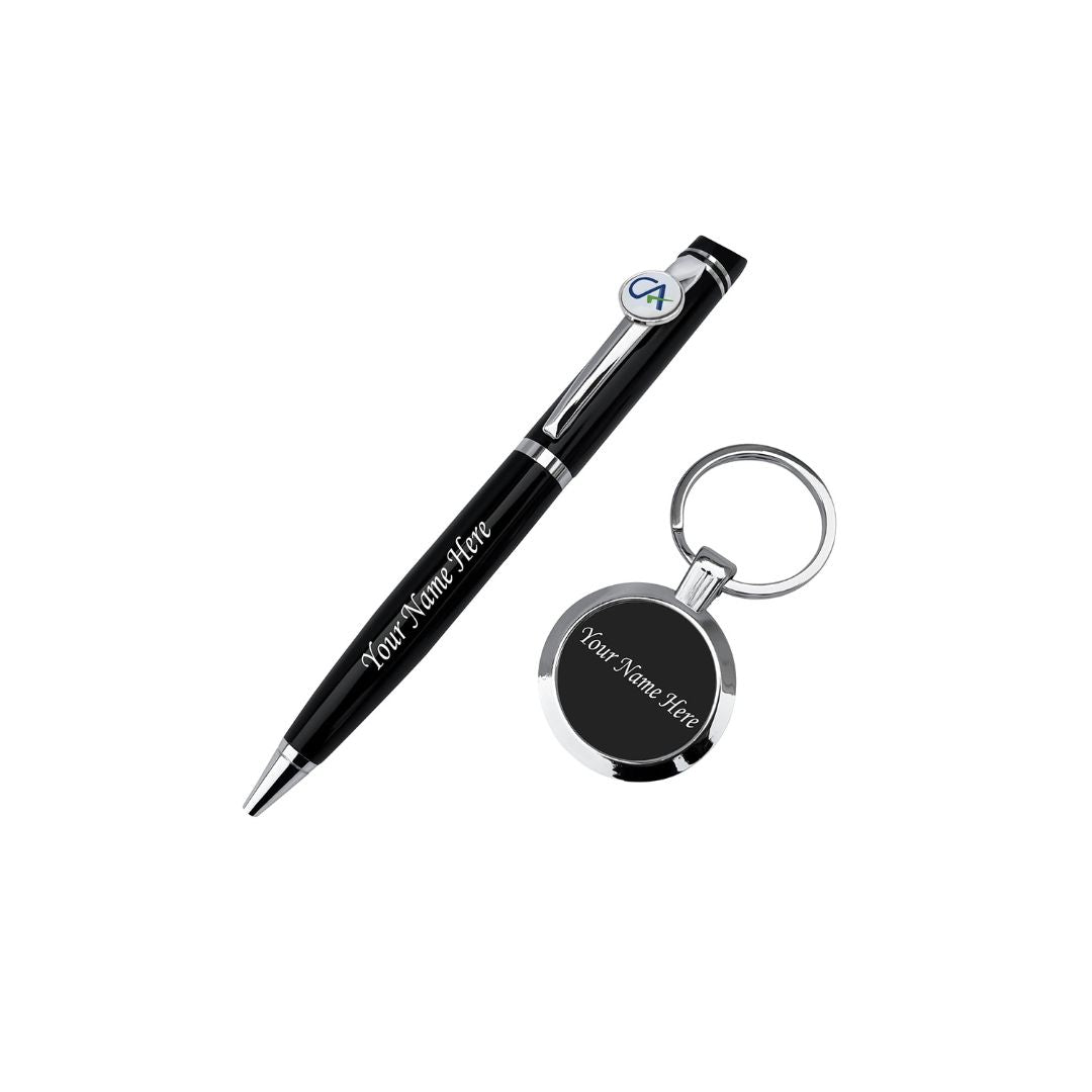 CA Customized Pen & Keychain Set - Your Profession Main image