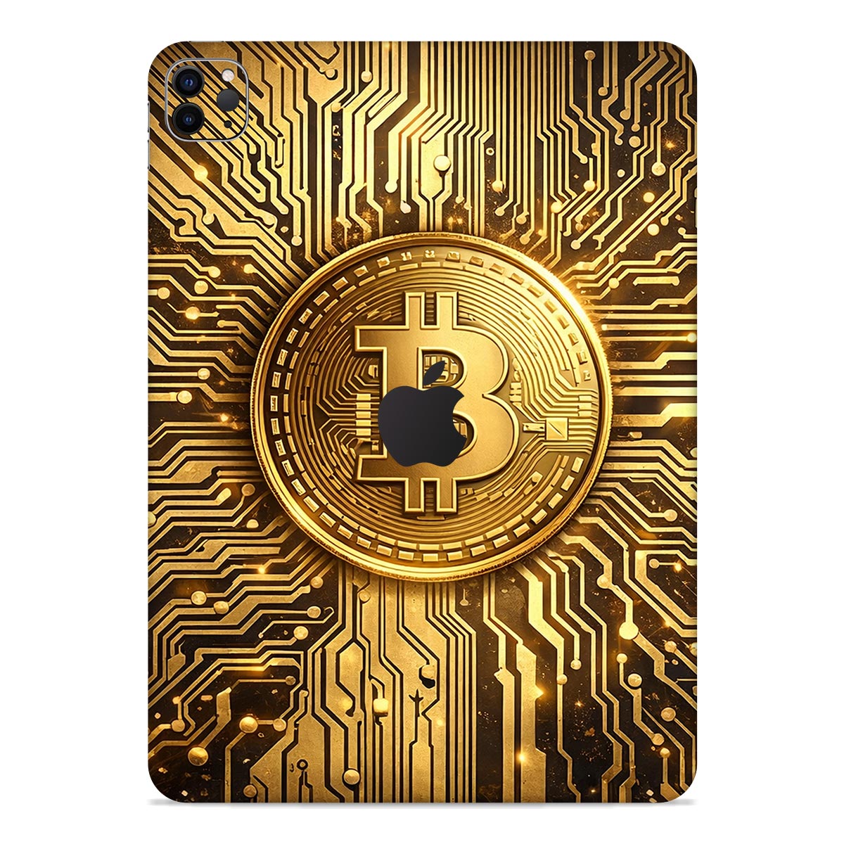 golden-bitcoin-iPad-11th-Gen-2025-skin