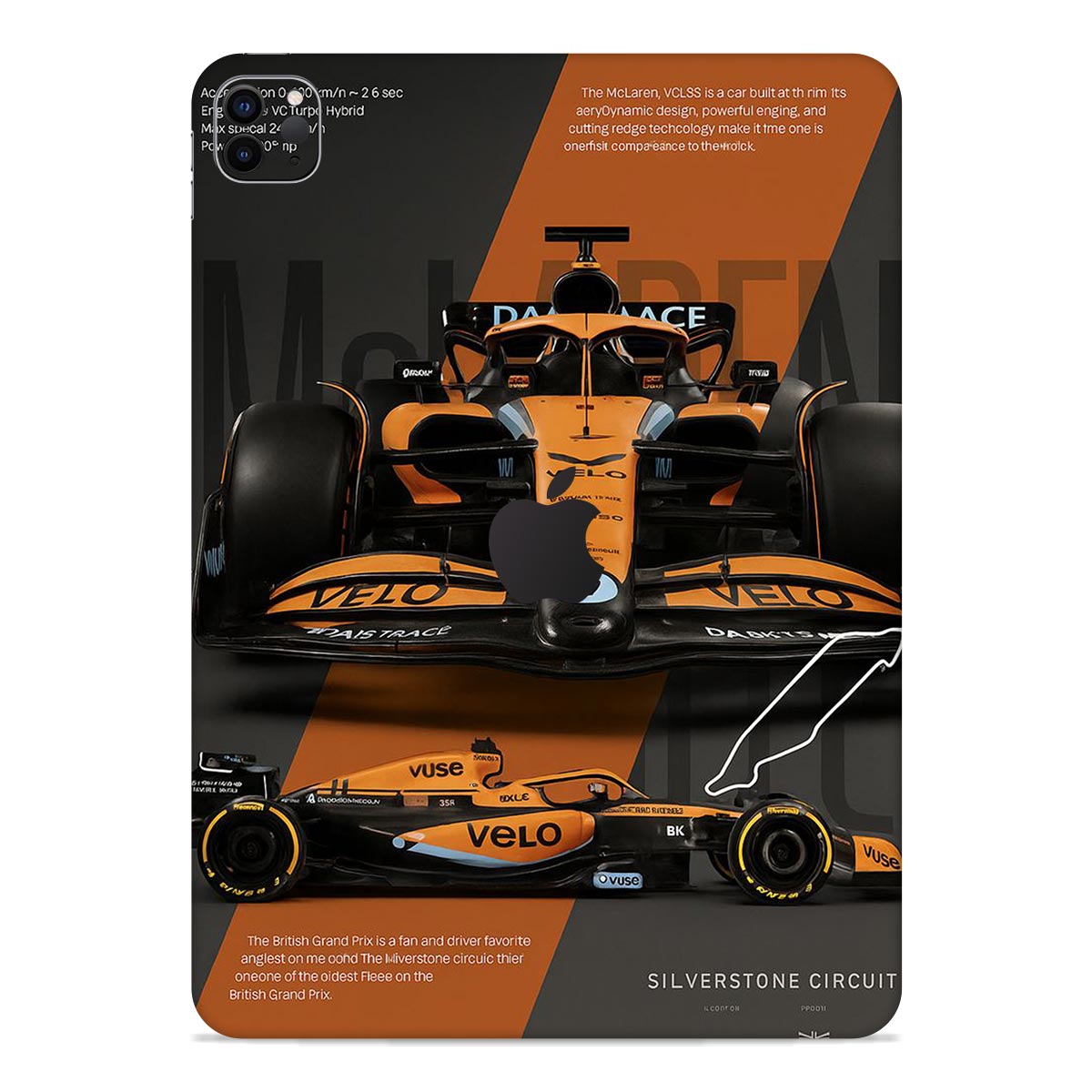 mclaren-f1-iPad-11th-Gen-2025-skin