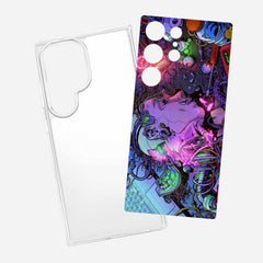 Artificial Intelligence Transparent Mobile Case with Skin Insert