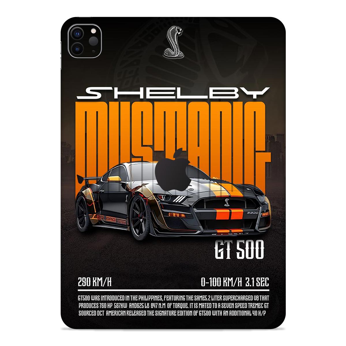 mustang-gt500-iPad-Air-13-in-M3-2025-skin