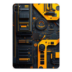 yellow-tech-iPad-Air-13-in-M2-A2899-skin