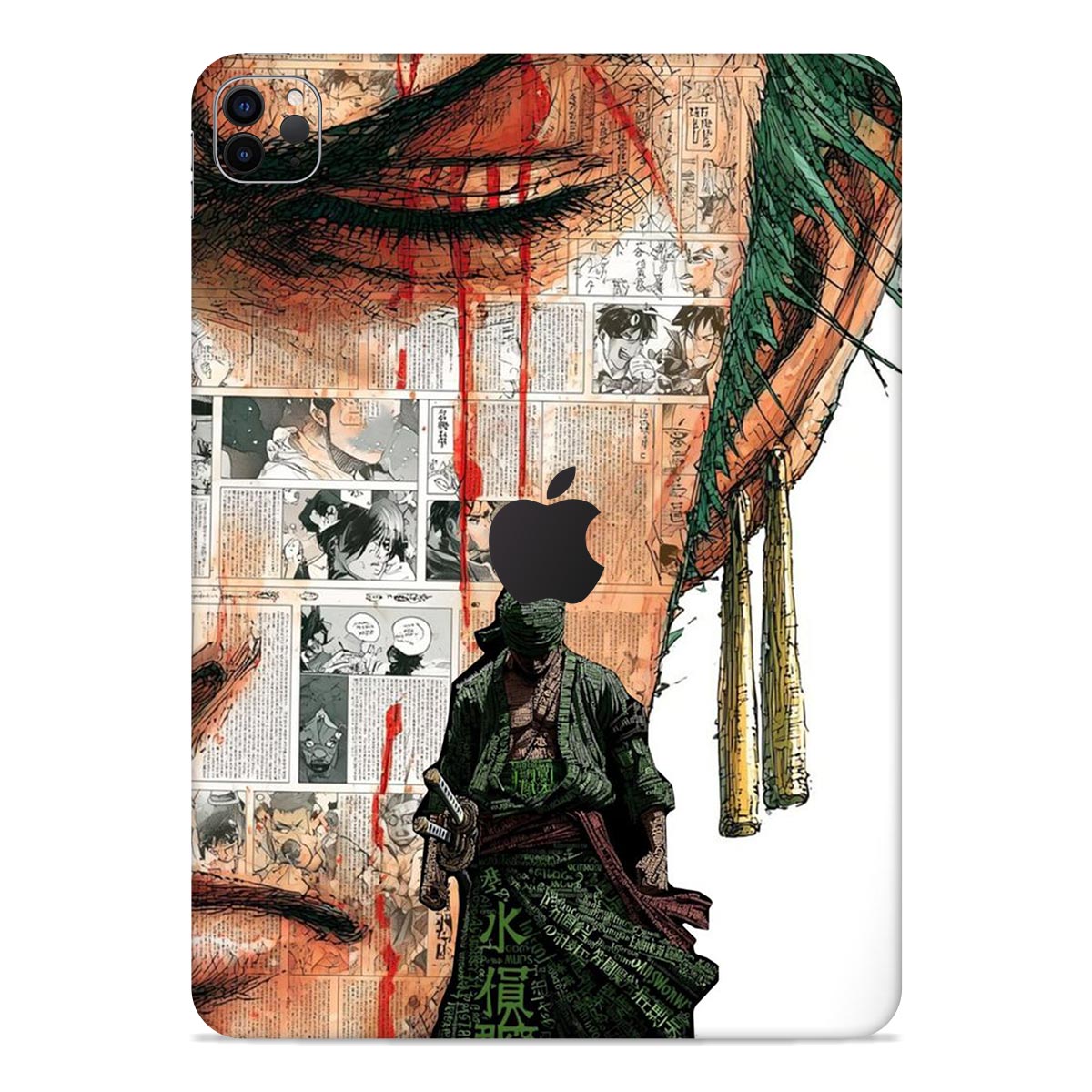 zoro-e-fan-made-iPad-Pro-13-M4-A2926-skin Main image