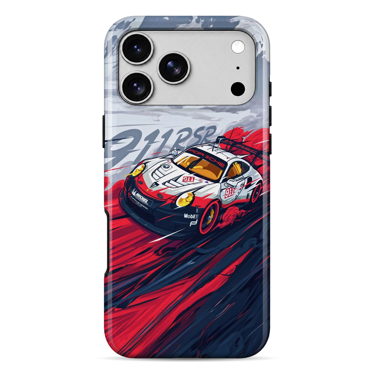 Premium Green Leather Textured Mobile Case Main image