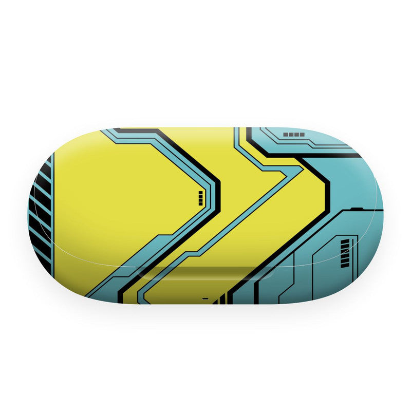 Techy Cyber Yellow OnePlus Buds Z2 Skin Main image