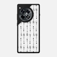 Metrical Arrow White Mobile Bumper Cover