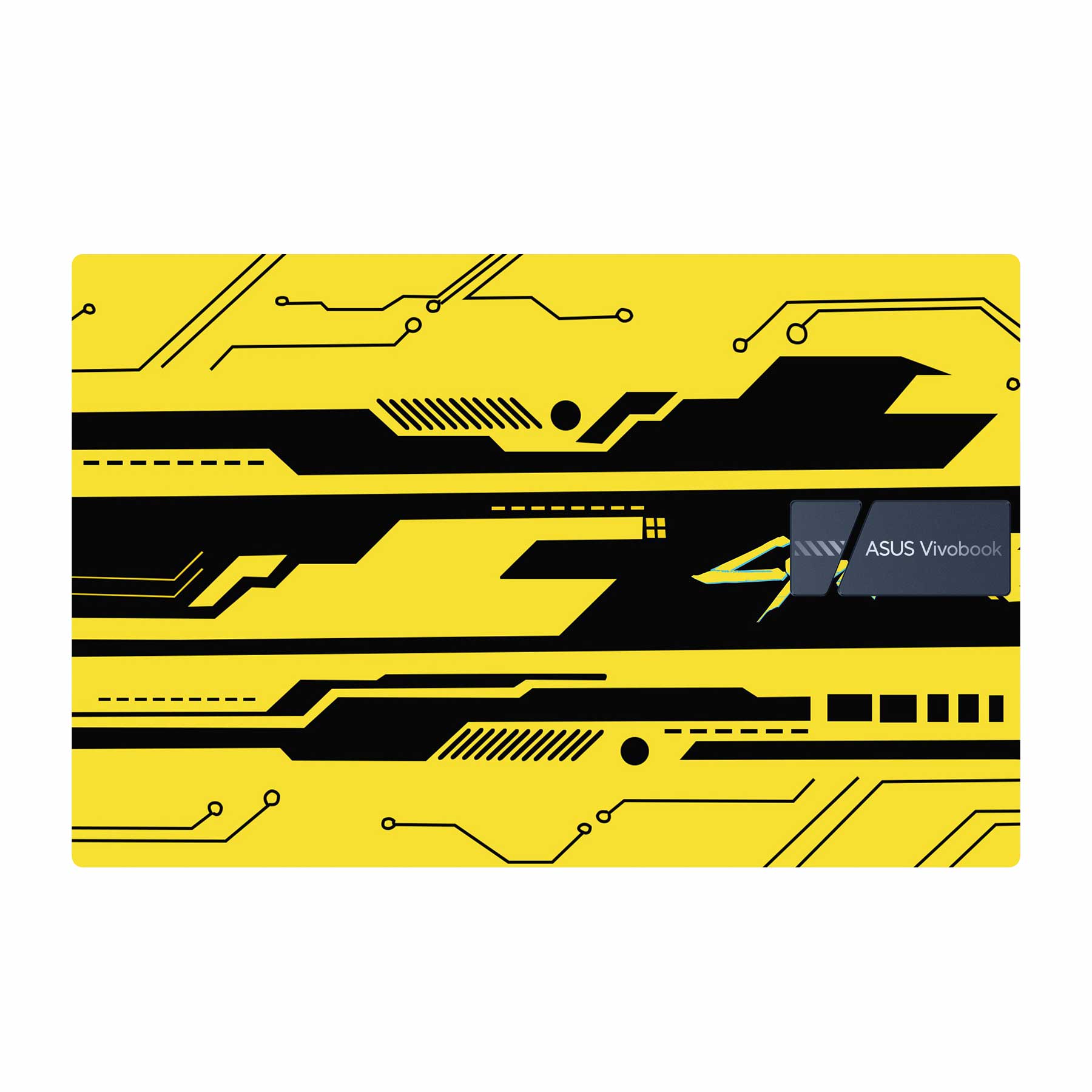 Asus Vivobook 15 X1504ZA X1502ZA Laptop Skins & Wraps - WrapCart | Cyber Yellow Asus Vivobook 15 X1504ZA X1502ZA Laptop Skin Main image