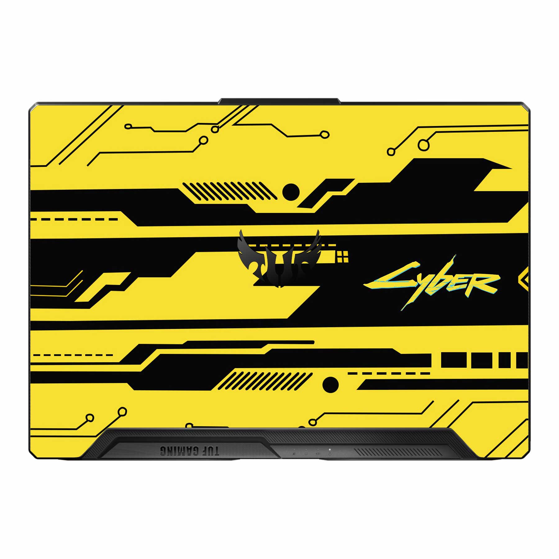 Asus TUF A15 FA506 FA507 FX506 FX507 Laptop Skins & Wraps - WrapCart | Cyber Yellow Asus TUF A15 FA506 FA507 FX506 FX507 Laptop Skin Main image