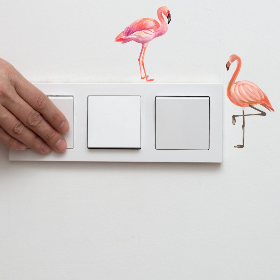 Flamingo Wall Sticker Main image