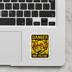 Danger Laptop Sticker