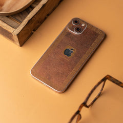 Insta With Custom Name Rustic Engraved Mobile Skin