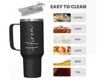 Personalized Coffee Tumbler - Large Insulated Travel Mug 1200 ML
