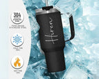 Personalized Coffee Tumbler - Large Insulated Travel Mug 1200 ML