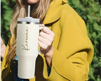 Personalized Coffee Tumbler - Large Insulated Travel Mug 1200 ML