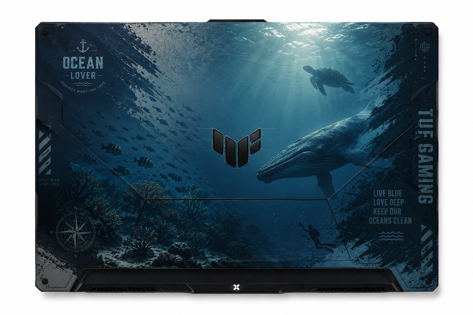 Ocean Calling Ed Laptop Skin