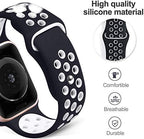 Metal & Silicon Apple Watch Strap 44 45 46 49 MM For iwatch