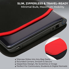 reversible-neoprene-laptop-sleeve-dual-color-laptop-cover-zipperless-waterproof-slim-fit