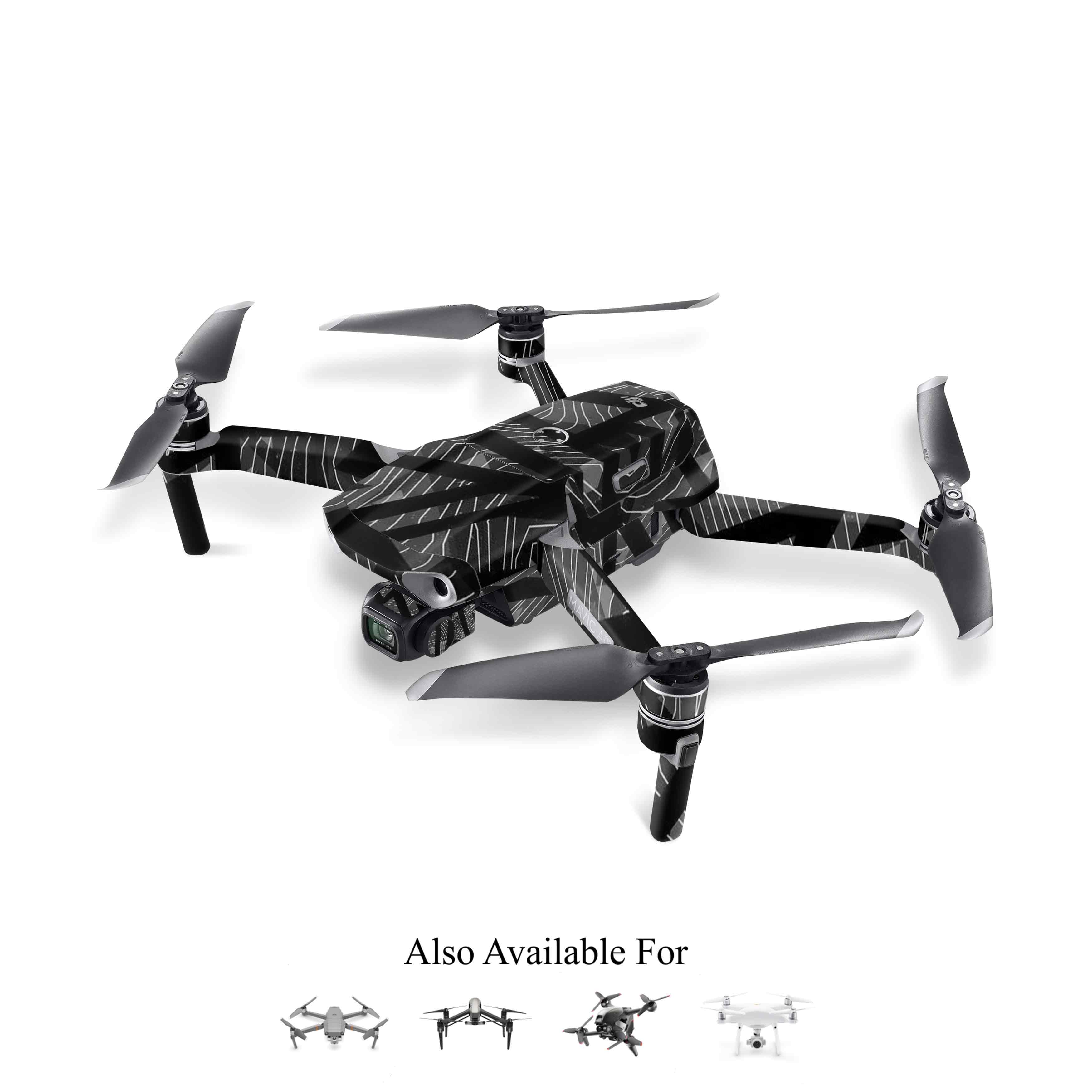 Midnight Abstraction Drone Skin Main image
