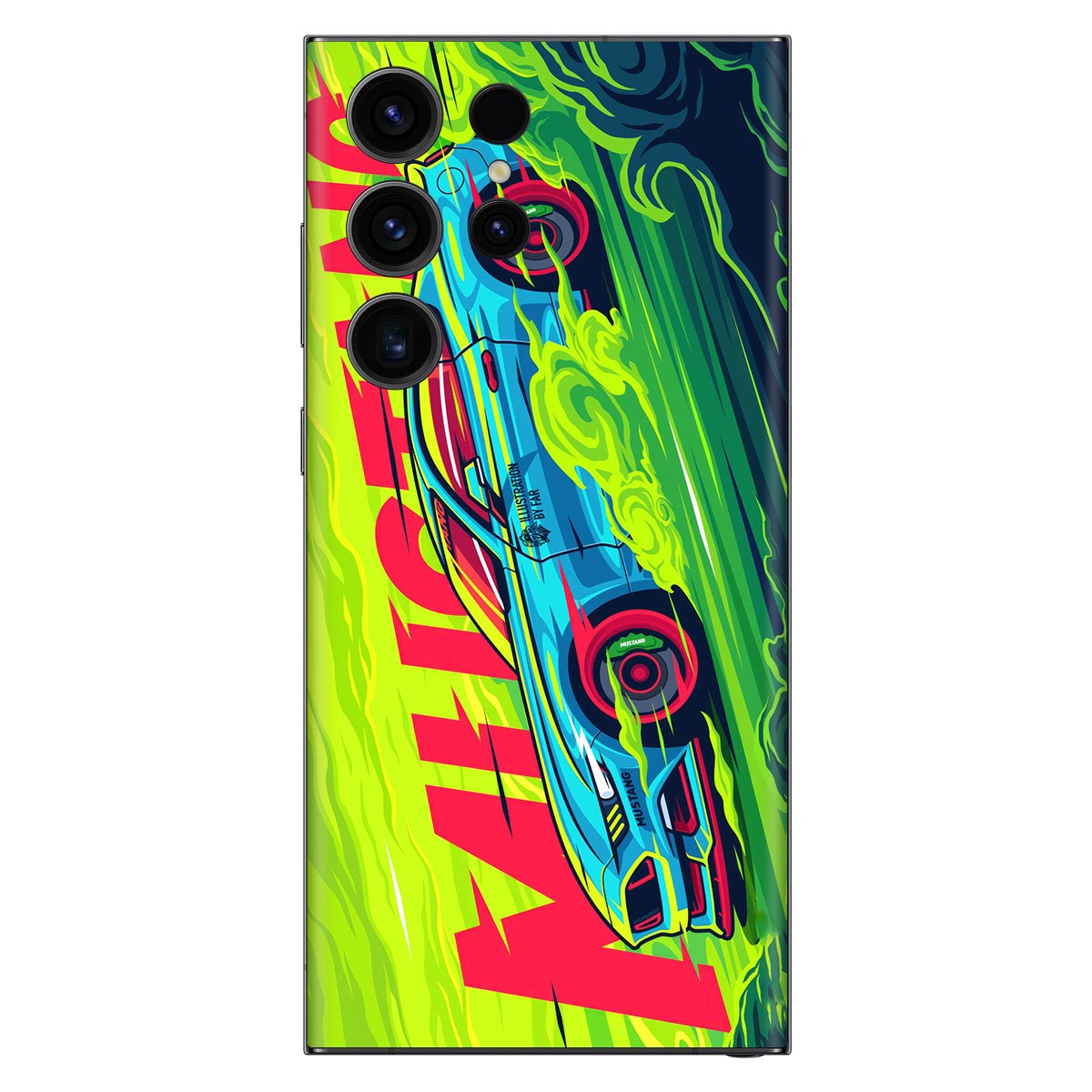 Green Mustang Mobile Skin