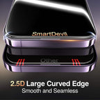 iPhone Tempered Glass - Screen Protector Guard with Easy Fix Auto Dust-Elimination Tool