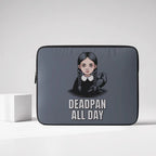 Deadpan All Day Laptop Sleeve