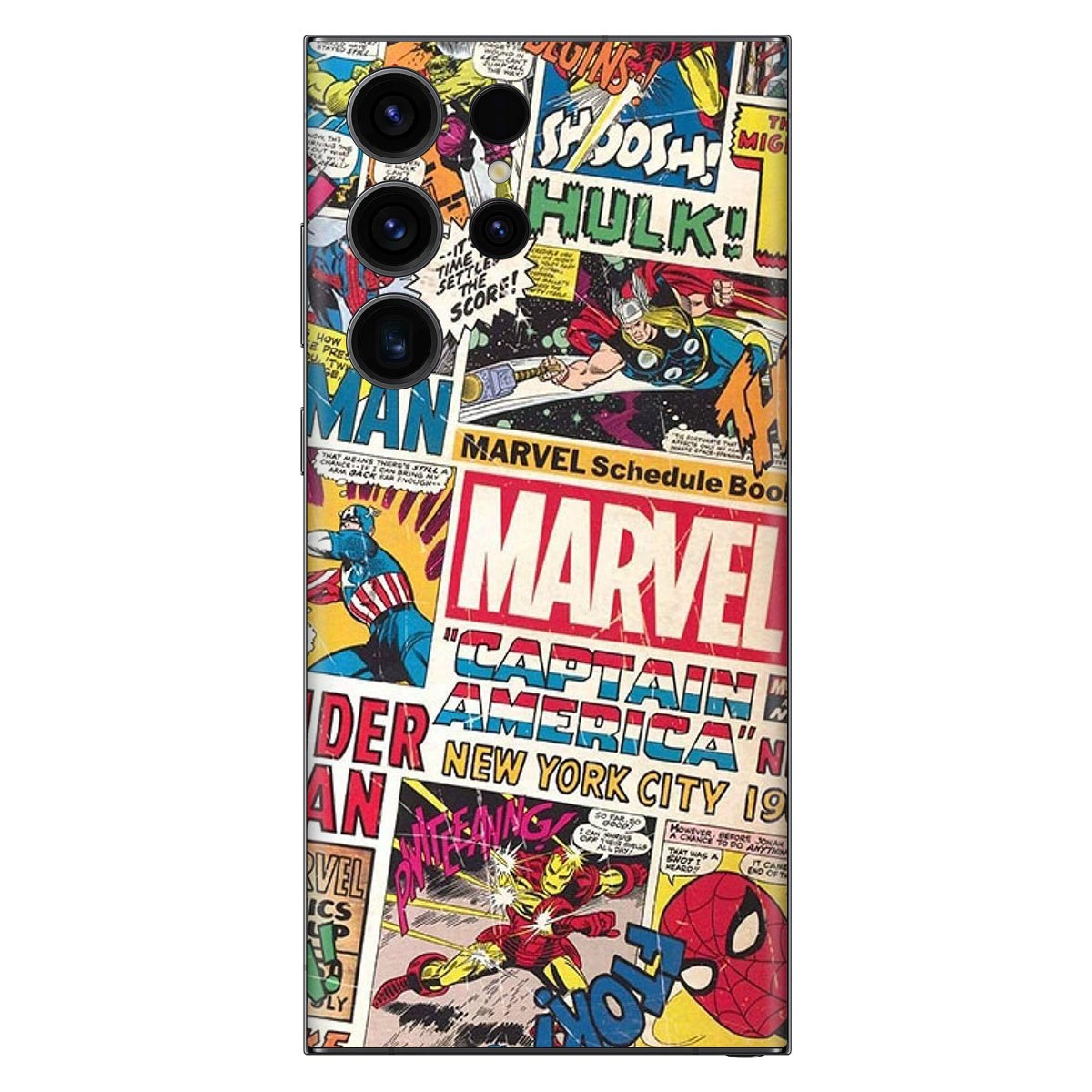 Marvel Comic Abstract Mobile Skin