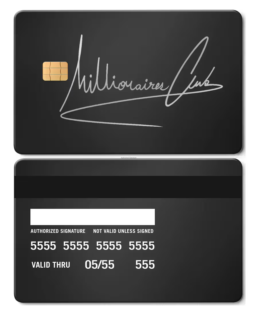 Millionaires Club Metal Card Secondary image