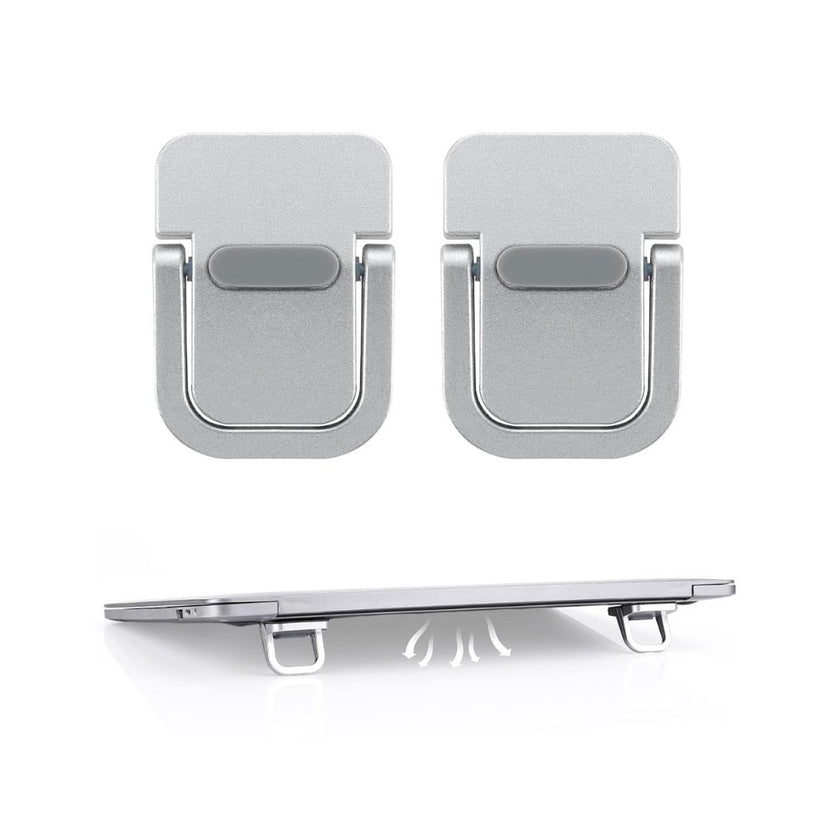 Mini Laptop Riser Stand - 2pc Self-Adhesive Laptop Stand – WrapCart Skins
