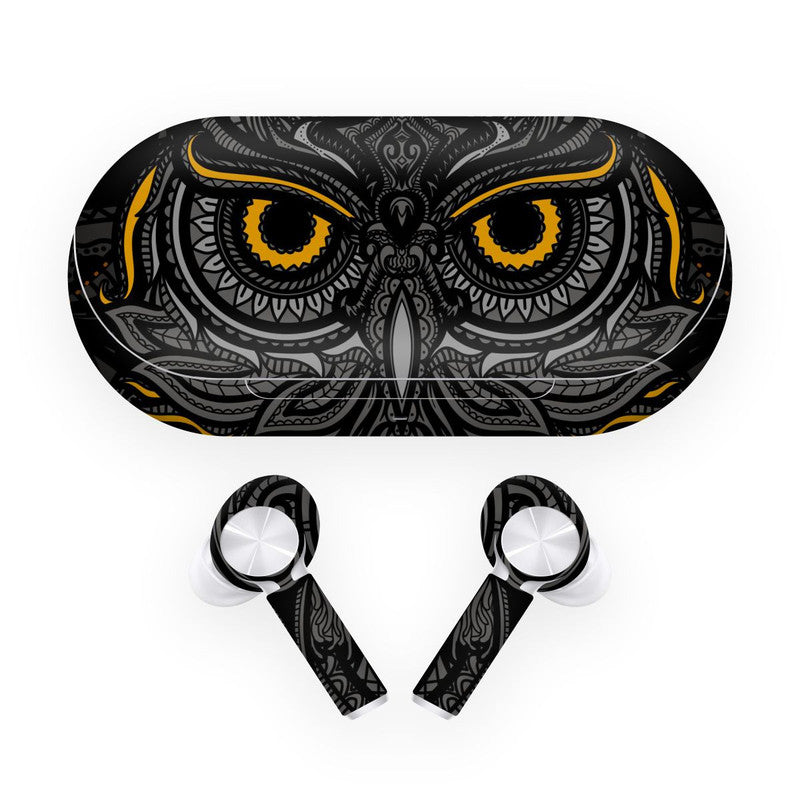 Classic Owl Dark Yellow OnePlus Buds Z Skin