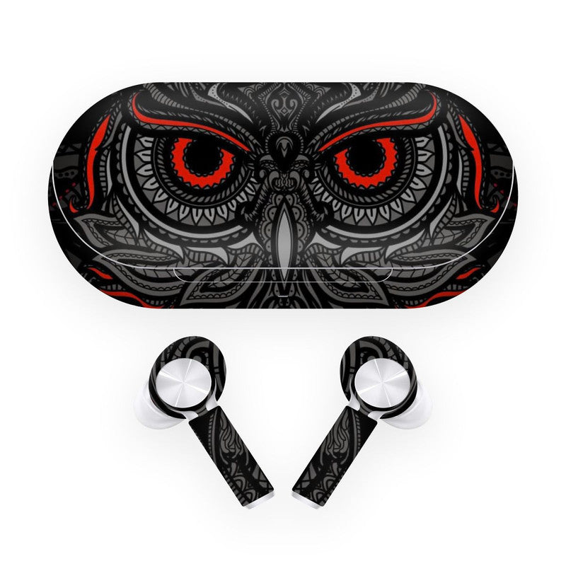 Classic Owl Red OnePlus Buds Z Skin