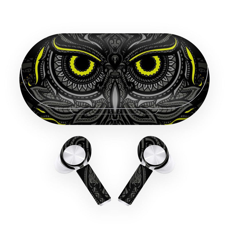 Classic Owl Yellow OnePlus Buds Z Skin Main image